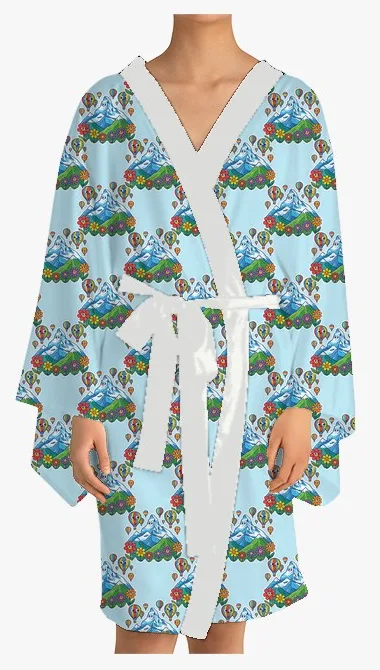 Example kimono designed from a photo