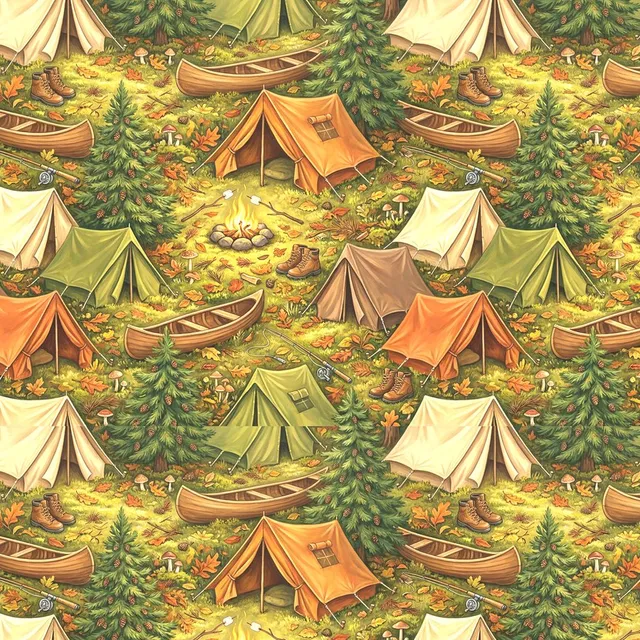 Close-up of the printed pattern