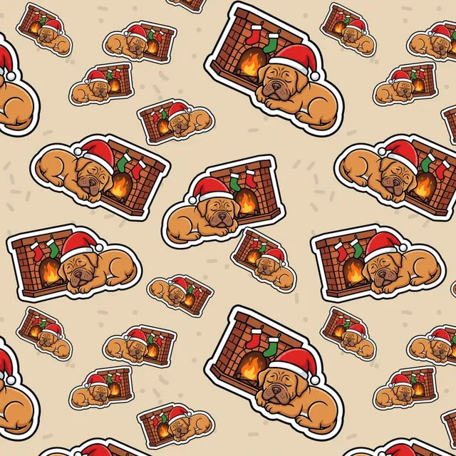 Close-up of the printed pattern